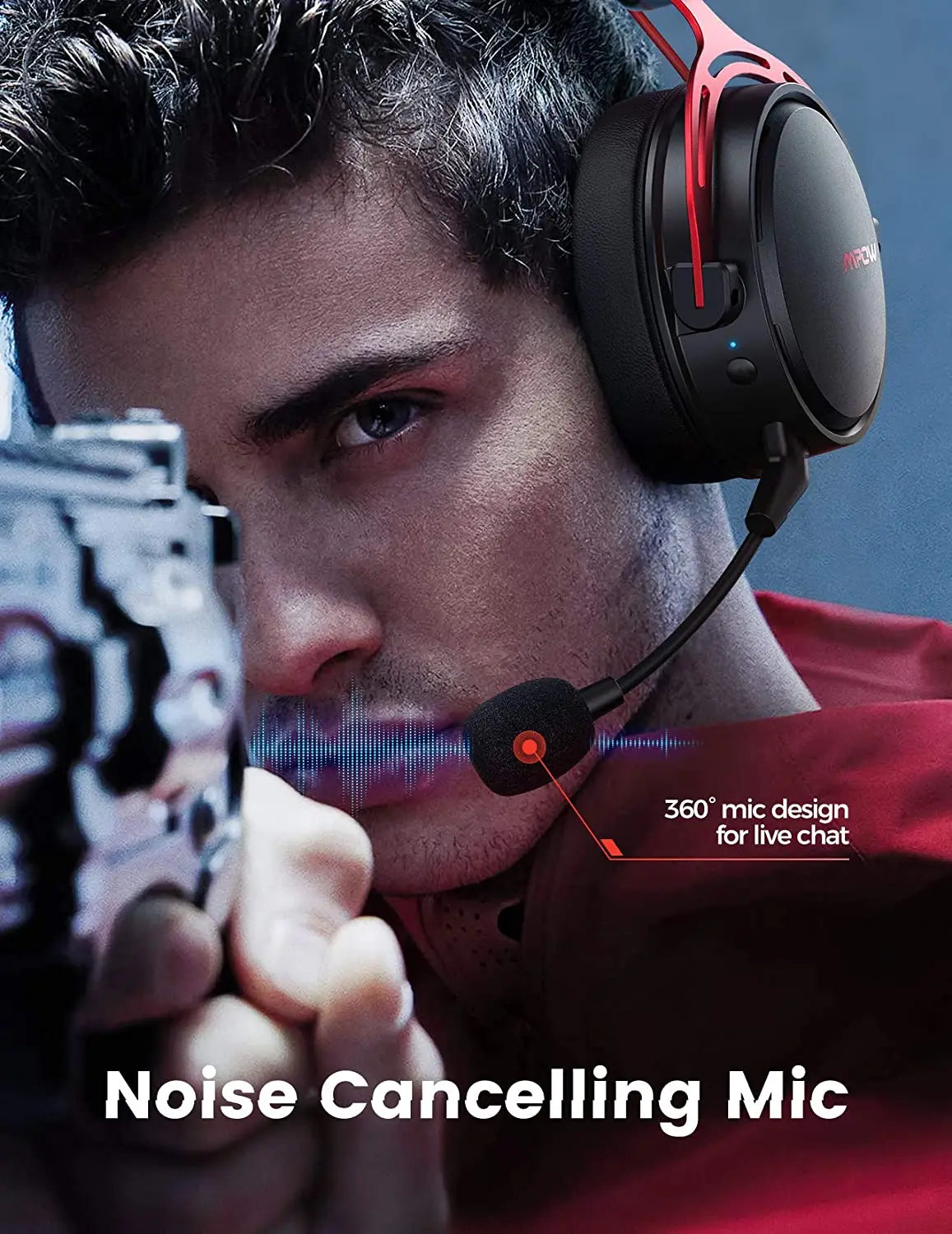 Mpow Gaming Headset Mpow BH415 3.5mm Wired Headset Gaming Headphone With Noise Canceling Mic for PS4 PS3 PC Computer Phone Gamer