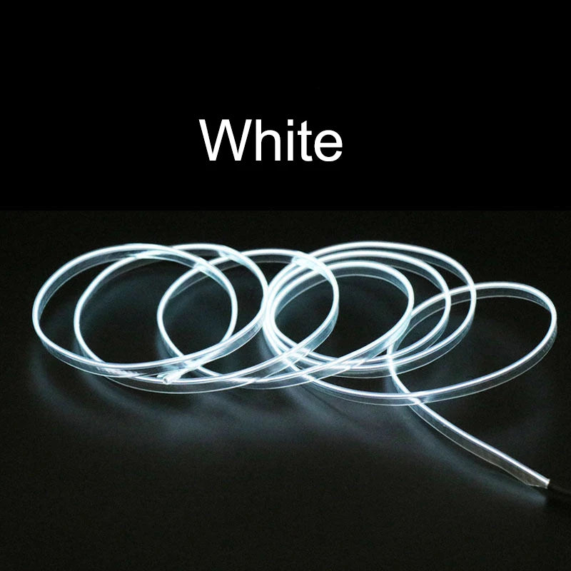 1M/3M/5M Wire LED Strip Neon Light Car Interior Lighting Strips Auto LED Strip Ambient Light Car Interior Led Decorative Lamp