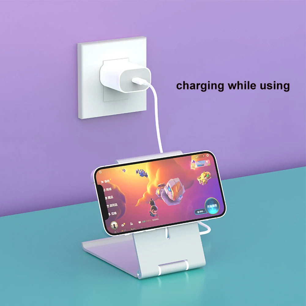 Magsafe Charger Phone Holder Magnetic Wireless Phone Charger for iPhone 12 Series Fast Charger Aluminum Desktop Phone Stand