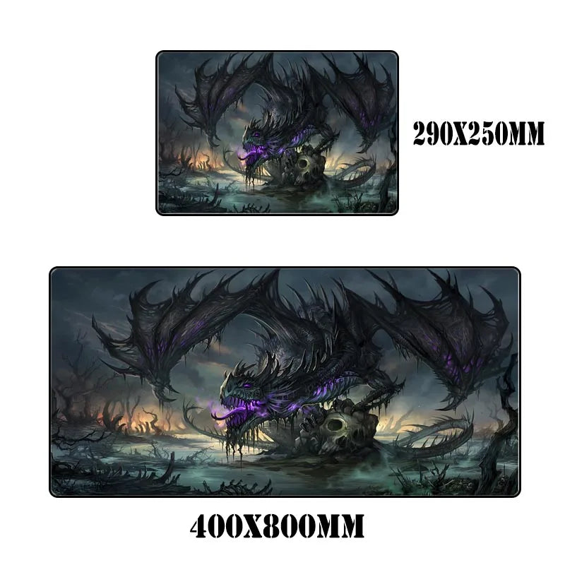 40*80 Large Gaming Mouse Pad Dragon Computer Mousepad Desktop Keyboard Mat Cushion Office Home XXL Lockedge Gaming Accessories