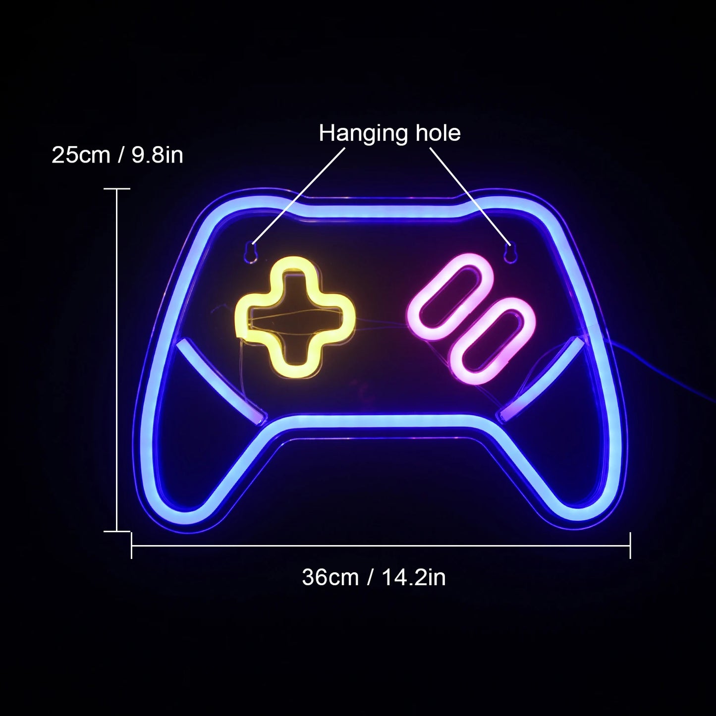 Game Led Neon Light Sign Wall Hanging Man Cave Game Room Decor Aesthetic Children's Room Studio Light Acrylic Gaming Decoration