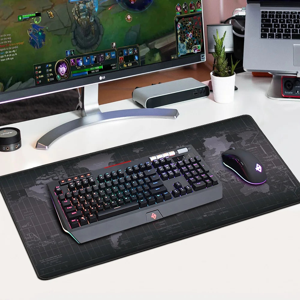 Gaming Mouse Pad PC Gamer Mousepad  Computer Keyboard Desk Mat XXL Large Mause Pad 900×400 Mouse Carpet Table Deskpad