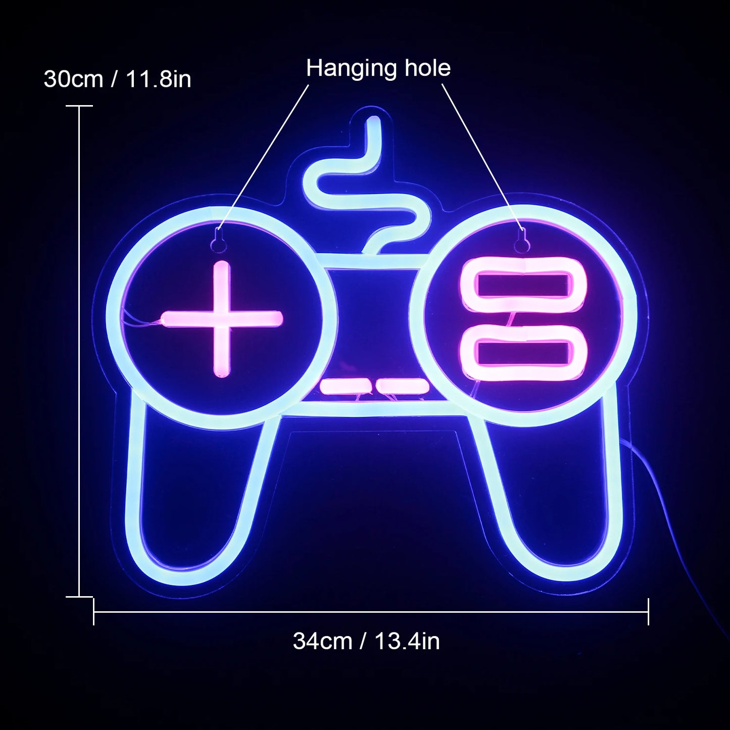 Game Led Neon Light Sign Wall Hanging Man Cave Game Room Decor Aesthetic Children's Room Studio Light Acrylic Gaming Decoration