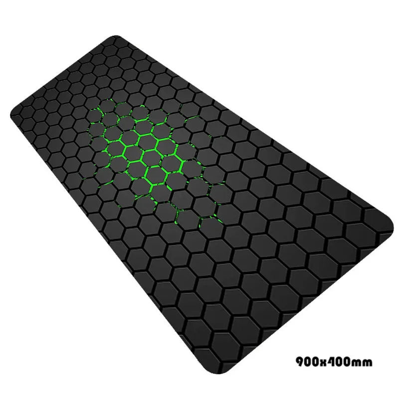 Kawaii Black Gaming Mouse Pad - Non-Slip Desk Mat for Gamers - Customizable Sizes Available