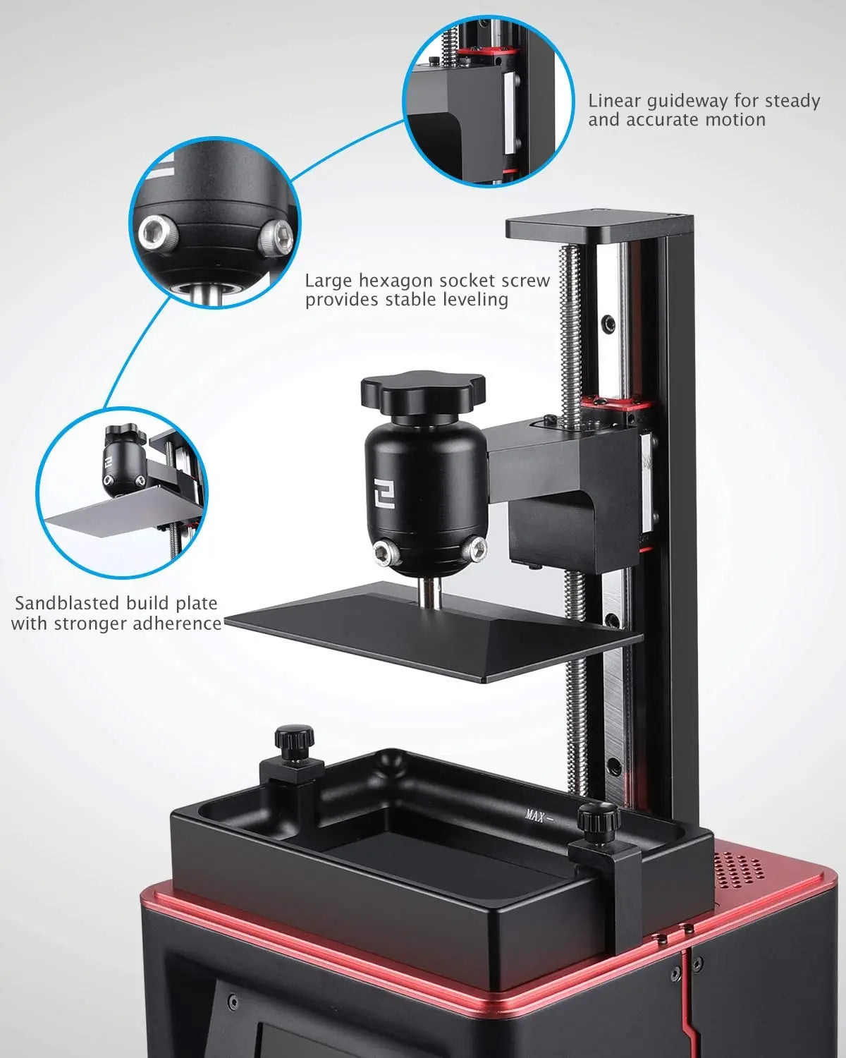 2023 ELEGOO Resin 3D Printer Mars 2 Pro Mono MSLA 3D Printer UV Photography LCD Resin 3D Printer with 6.1 Inch 2K Monochrome