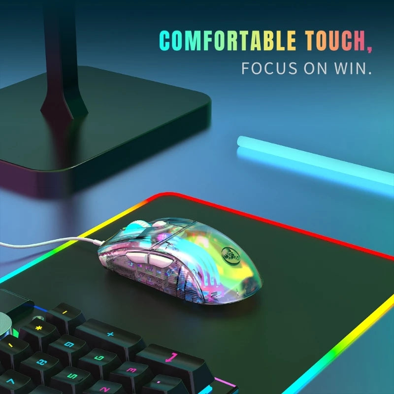 Light Gaming Mouse Ergonomic USB Optical Mouse for Computer Game Mouse