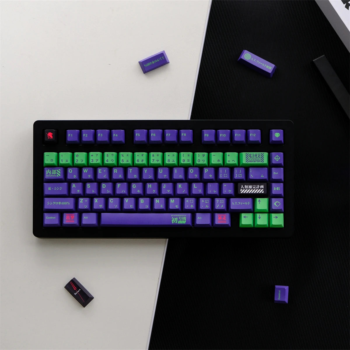 Keycaps PBT Dye Sublimation Keycap for Mechanical Keyboard Cherry mx Switch Key Caps 129 keys